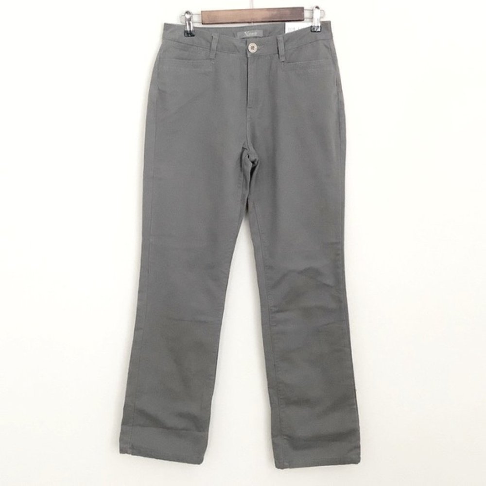 Natural Reflections Plaid Lined Boot Cut Pants 8